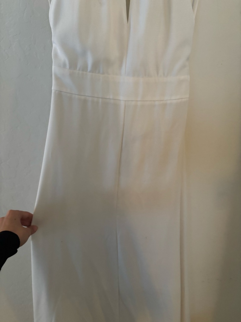 CQ by CQ White Halter Maxi Dress Small Open Back - Picture 5 of 7